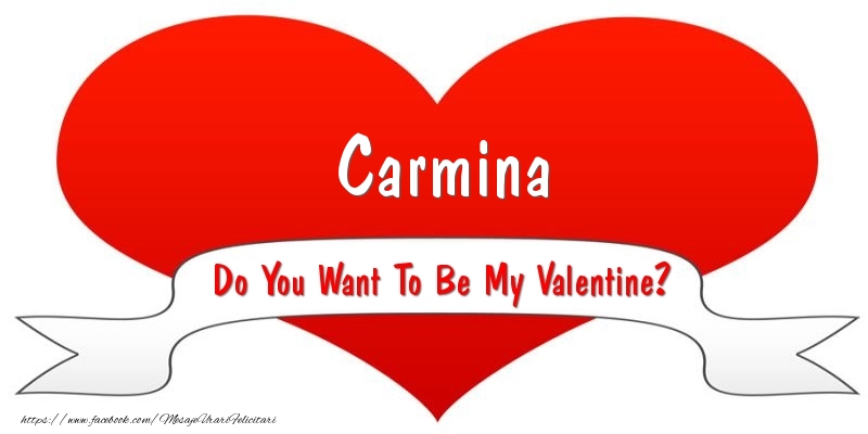  Felicitari Ziua indragostitilor - ❤️❤️❤️ I Love You & Inimioare | Carmina Do You Want To Be My Valentine?