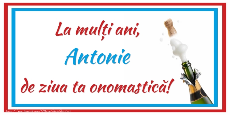 Felicitari de Ziua Numelui - Sampanie | La mulți ani, Antonie de ziua ta onomastică!