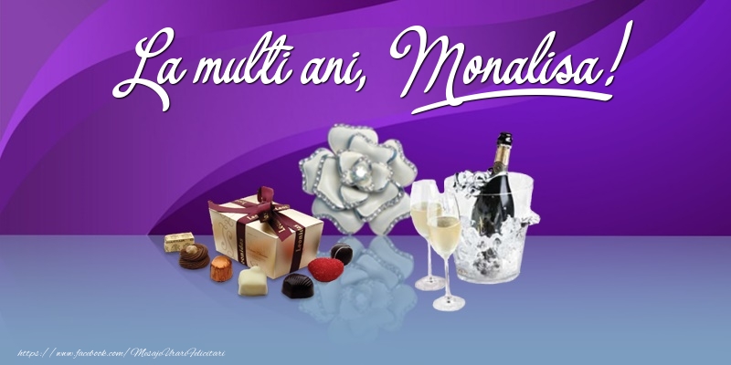  Felicitari de Ziua Numelui - Cadou & Sampanie | La multi ani, Monalisa!