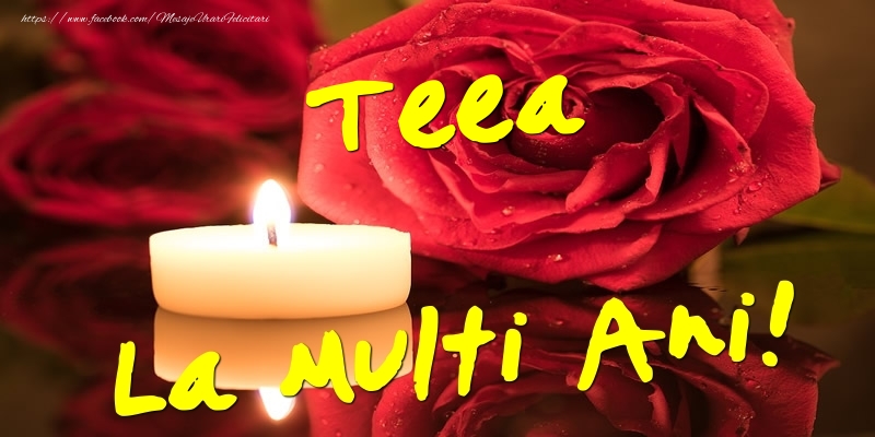 Felicitari de Ziua Numelui - Flori & Trandafiri | Teea La Multi Ani!