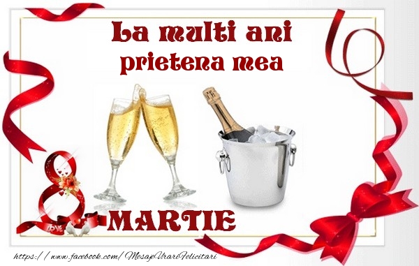 Felicitari de 8 Martie pentru Prietena - La multi ani prietena mea