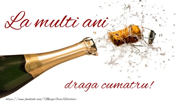 Felicitari de la multi ani pentru Cumatru - La multi ani draga cumatru!