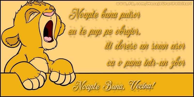 Felicitari de noapte buna pentru Vecina - Noapte buna, vecina!