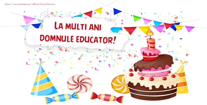 Felicitari de zi de nastere pentru Educator - La multi ani domnule educator!