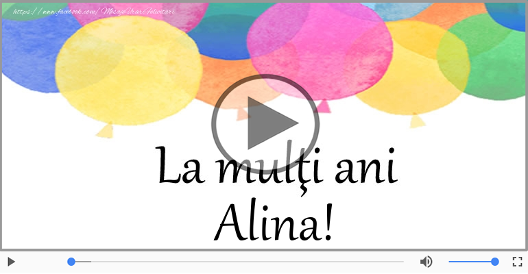 La multi ani, Alina!