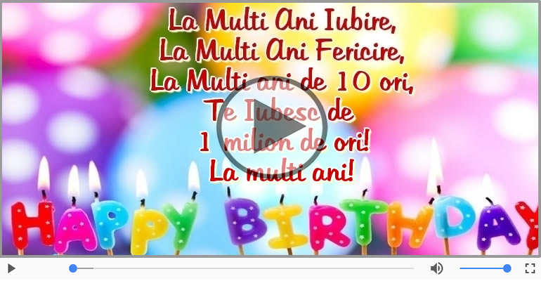 Happy Birthday - La multi ani!