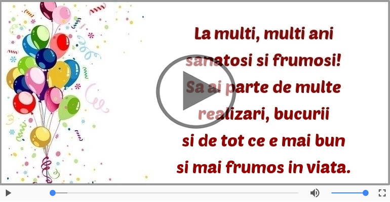 La multi, multi ani sanatosi si frumosi!