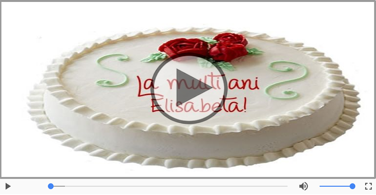 It's your birthday, Elisabeta! La multi ani!