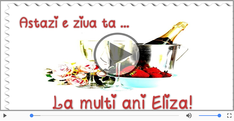 Cantec de la multi ani pentru Eliza!