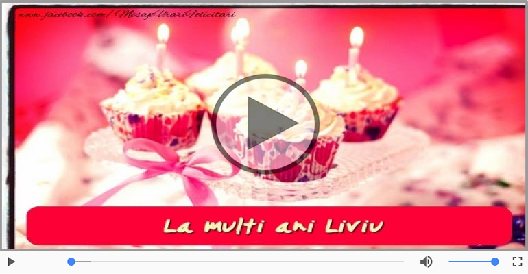 It's your birthday, Liviu! La multi ani!