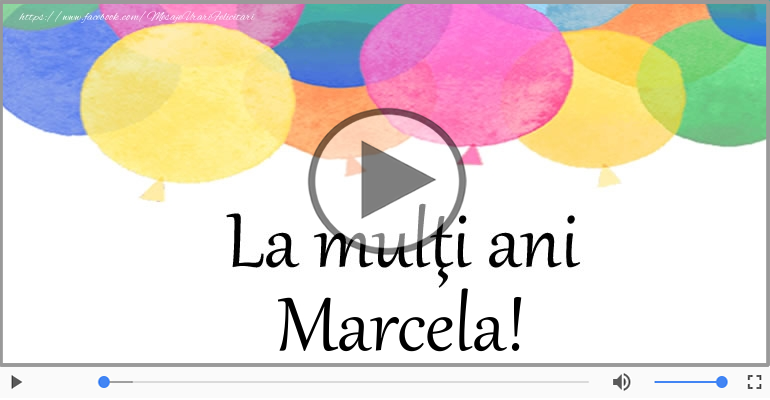 La multi ani, Marcela!