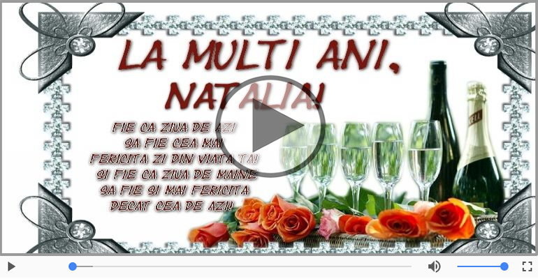 La multi ani, Natalia!