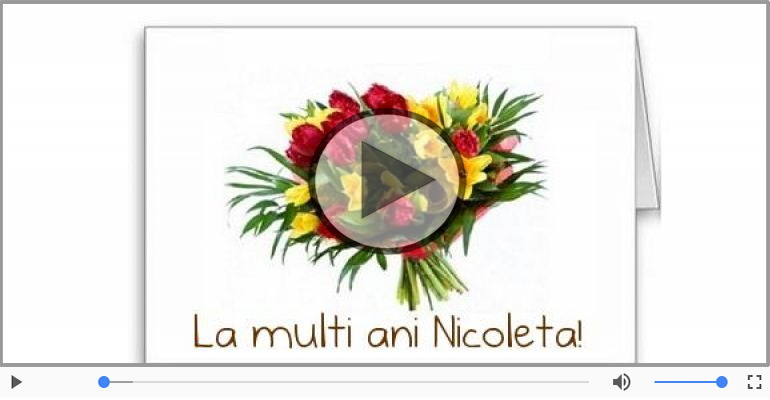 La multi ani, Nicoleta!