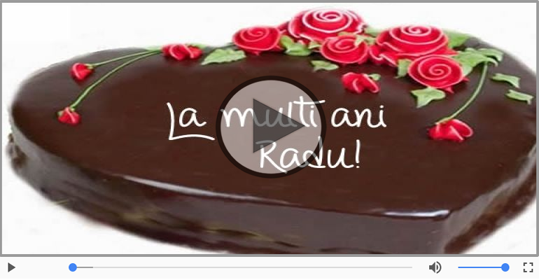 It's your birthday, Radu! La multi ani!