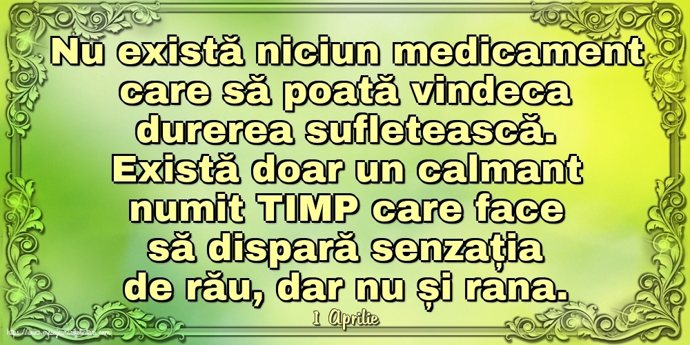 Felicitari de 1 Aprilie - 1 Aprilie - Nu există niciun medicament