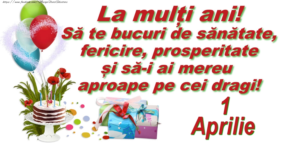 Felicitari de 1 Aprilie - La mulți ani! - 1.Aprilie