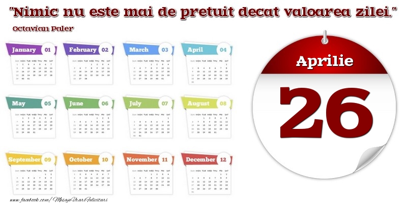 Felicitari de 26 Aprilie - Aprilie 26