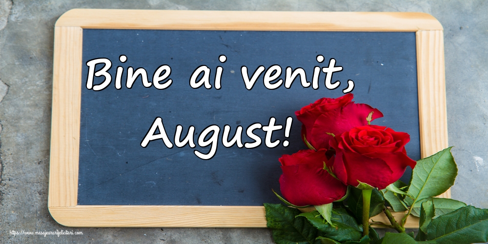 Felicitari de 1 August - Bine ai venit, August!