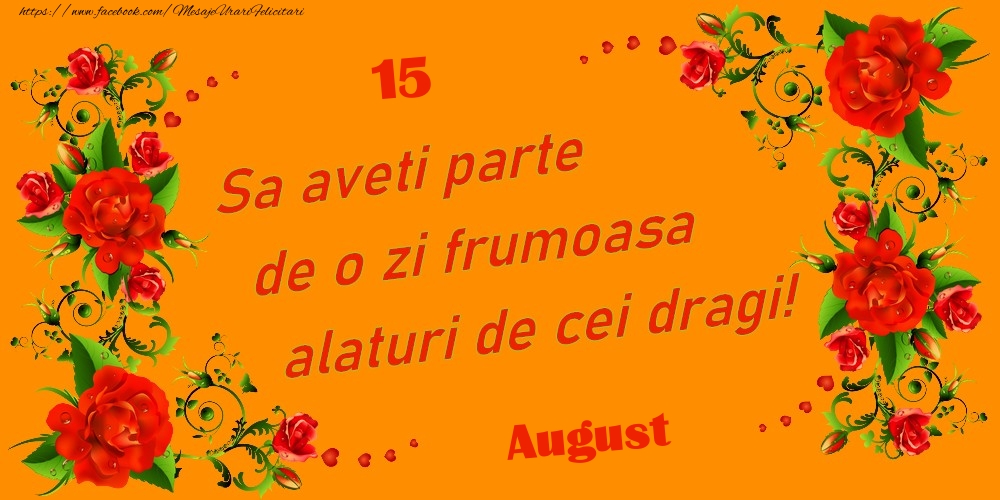 Felicitari de 15 August - August 15