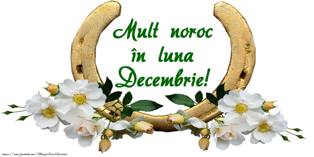 Felicitari de 1 Decembrie - Mult noroc și sănătate în luna Decembrie!