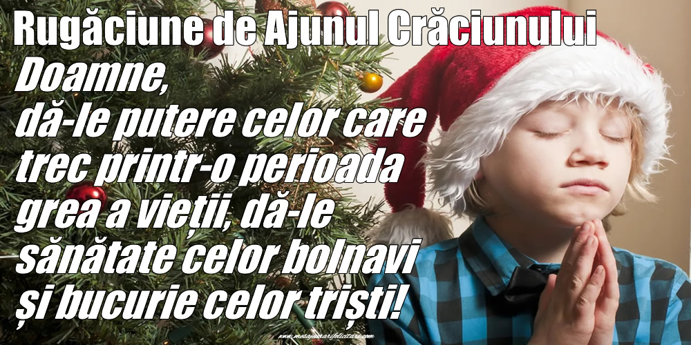 Felicitari de 24 Decembrie - Rugăciune de Ajunul Crăciunului