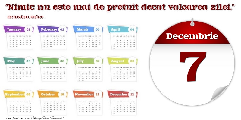 Felicitari de 7 Decembrie - Decembrie 7