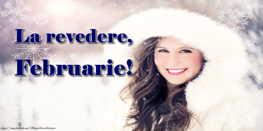 Felicitari de 28 Februarie - La revedere, Februarie!