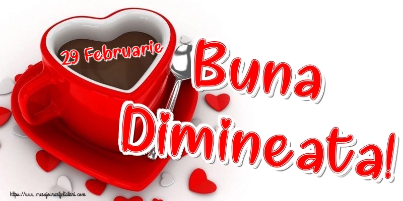 Felicitari de 29 Februarie - 29 Februarie - Buna Dimineata!
