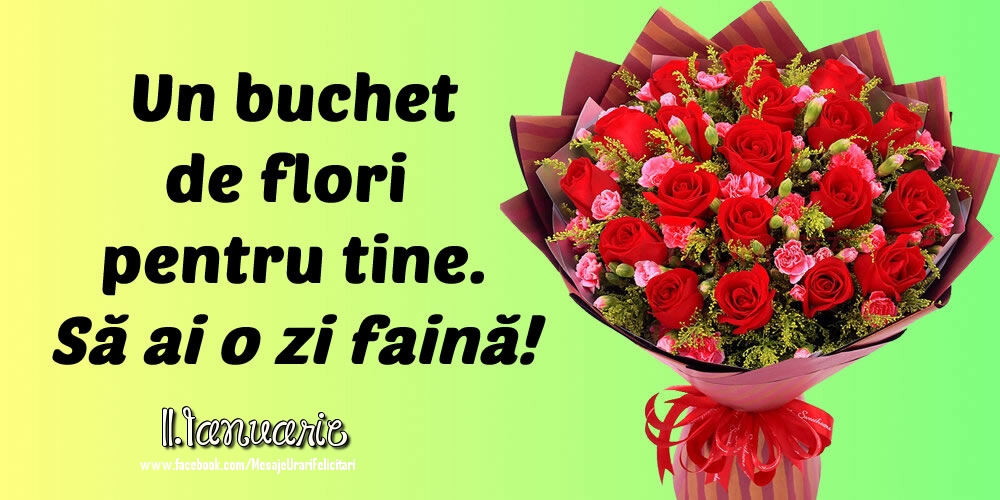 Felicitari de 11 Ianuarie - 11.Ianuarie - Să ai o zi faină!