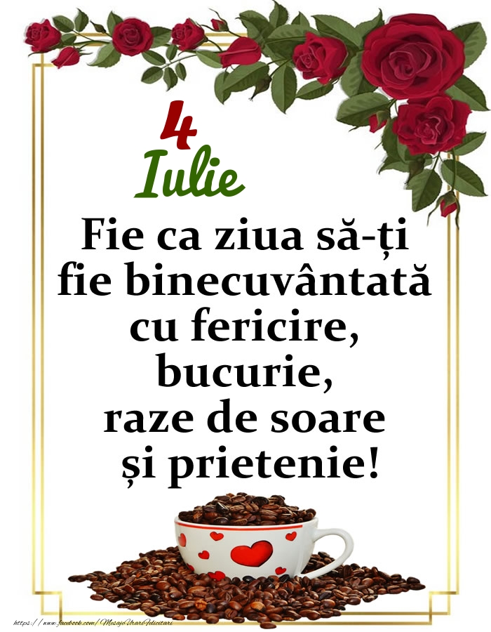 Felicitari de 4 Iulie - 4.Iulie - O zi binecuvântată, prieteni!