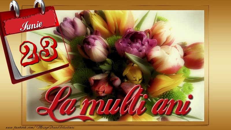 Felicitari de 23 Iunie - La multi ani! 23 Iunie