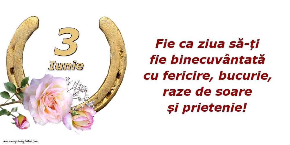 Fie ca ziua să-ți fie binecuvântată cu fericire, bucurie, raze de soare și prietenie!