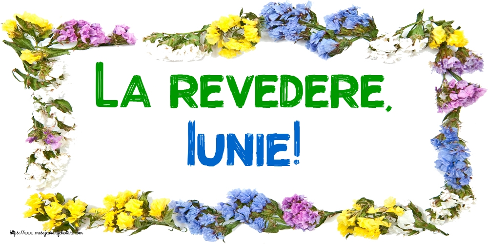 Felicitari de 30 Iunie - La revedere, Iunie!