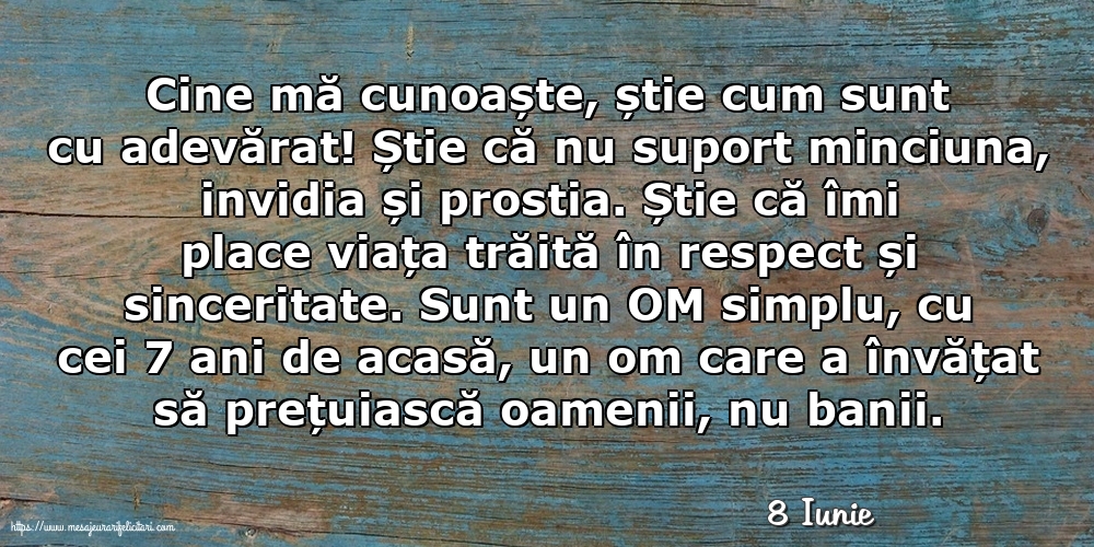 Felicitari de 8 Iunie - 8 Iunie - Cine mă cunoaște