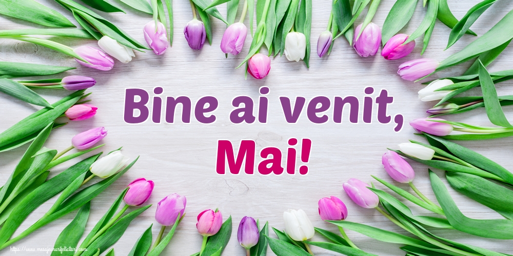 Felicitari de 1 Mai - Bine ai venit, Mai!