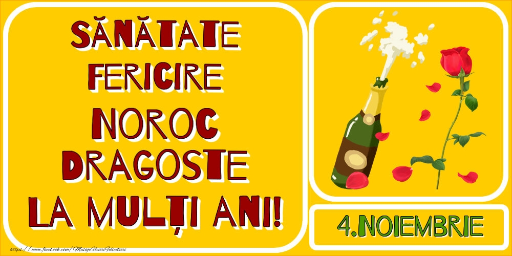 4.Noiembrie La multi ani!