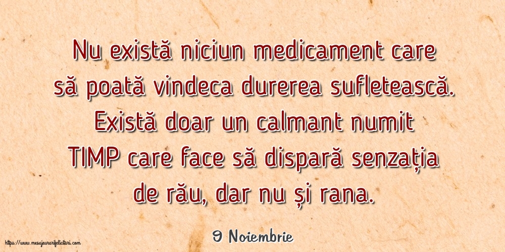 Felicitari de 9 Noiembrie - 9 Noiembrie - Nu există niciun medicament