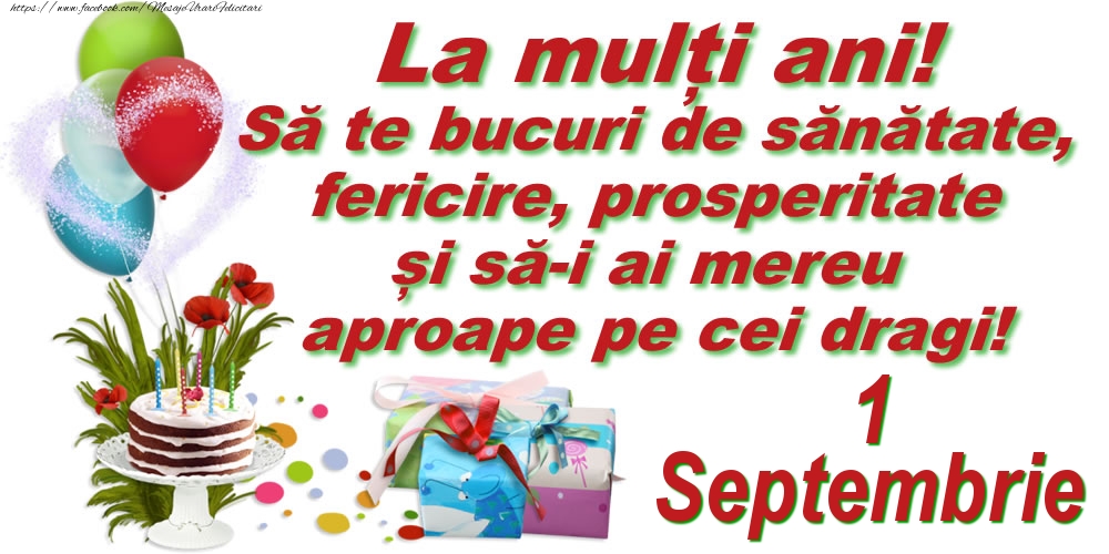 La mulți ani! - 1.Septembrie