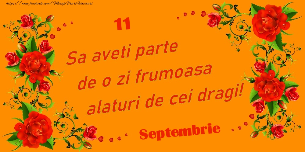 Felicitari de 11 Septembrie - Septembrie 11